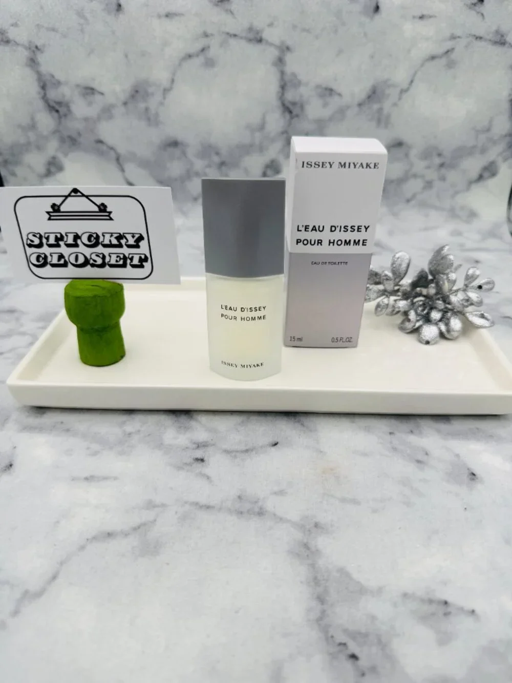 Issey Miyake L'eau D'issey Pour Homme EDT,Fresh Wood-Travel 15ml,0.5oz-BOXED-NEW